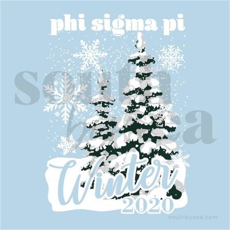 South By Sea ID 111721 At South By Sea you can create custom designed greek apparel for your sorority. To use this design inspo, continue to our site. Pick out a t-shirt, crewneck, tank, water bottle, or any product on the site to add your custom design to. We can edit the colors, design, even change the name to a frat. We offer free bulk shipping and fast delivery. Let us help you create the best sorority merch! #SororityShirts #PhiSigmaPi #WinterSororityDesign #SororityChristmasDesign Phi Sigma Pi, Sorority Themes, Greek Letter Shirts, Sorority Recruitment Outfits, Sigma Pi, Sorority Shirt Designs, Bid Day Shirts, Sorority Merch, Sorority Designs