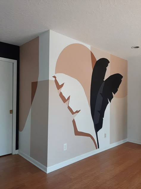 Painting Textured Walls, Wall Murals Diy, Interior Murals, Creative Wall Painting, Canvas Art Projects, Bedroom Wall Designs, Wall Painting Decor, Wall Murals Painted, Wall Drawing