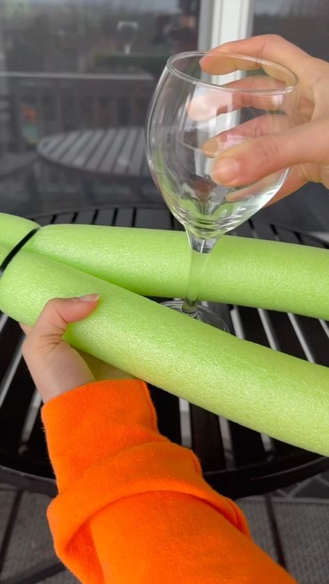 Brooklyn B | Transform a pool noodle into a beautiful centerpiece 😉💁🏻‍♀️ #DIY #homedecor #hacks | Instagram Sage Green Centerpieces Diy, Athletic Banquet Table Decorations, Diy Christmas Center Piece For Table, Fiesta Theme Party Centerpieces Diy, Bridal Shower Diy Centerpieces, Cheap Floral Centerpieces Diy, Bridal Shower Table Centerpiece, Pool Noodle Holder Ideas, Nontraditional Centerpieces