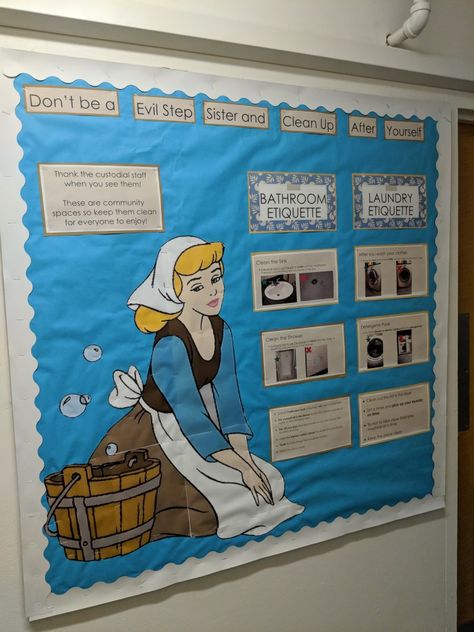 Disney Bulletin Boards College, Program Ideas Ra, Disney Ra Bulletin Boards, Disney Bulletin Board Ideas, Ra Where Am I Board, Bulletin Boards College, Bulletin Boards Ra, Ra Social Programs, Pixar Classroom