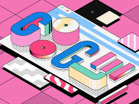 dribbble, logo, poster, google, video, motion design, animation, motion graphics, gif Motion Art, Sidewalk Chalk Art, Graphisches Design, Info Graphic, Motion Graphics Inspiration, Motion Design Video, Isometric Design, Explainer Video, Isometric Illustration