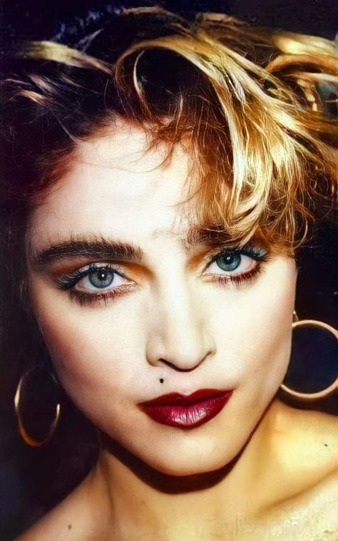 80s Madonna Makeup, 80s Rock Posters, Madonna Make Up 80s, Late 80s Makeup, Early 90s Makeup, Madonna 80s Makeup Tutorial, Rock Posters Bedroom, Madonna 80s Makeup, Madonna Iconic Looks 80s