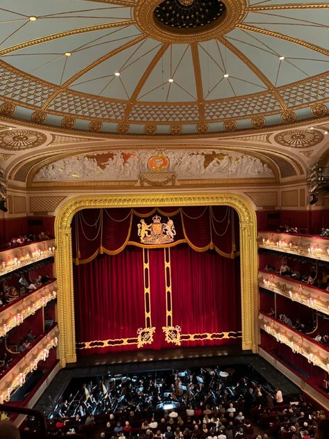 The stage of the Royal Opera House Royal Opera House London, The Royal Opera House, The Royal Ballet, Royal Opera House, Travel Moments, House London, Ballet Theater, Super Secret, Royal Ballet