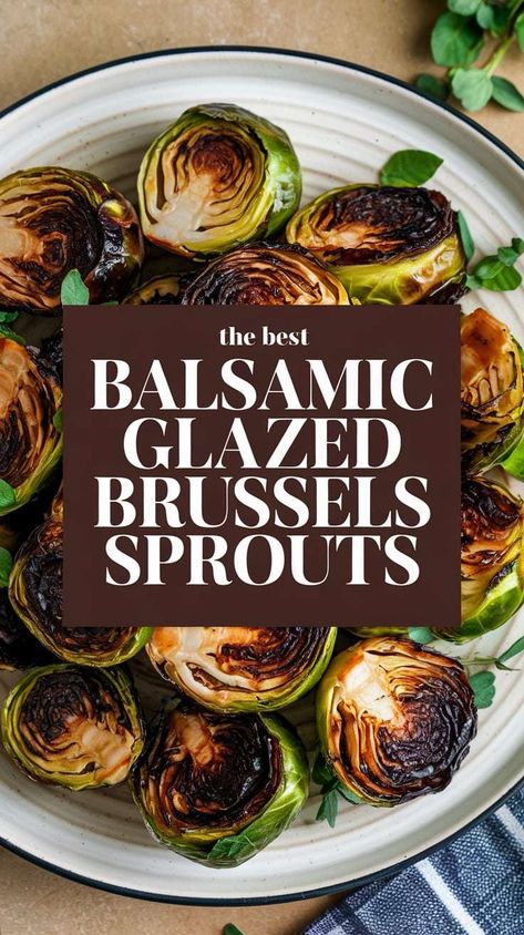 Roasted Balsamic Brussels Sprouts: A Perfect Side Dish Brussel Sprout Recipes Balsamic Glaze, Roasted Brussels Sprouts With Pears, Best Brussel Sprouts Recipe, Brussels Sprouts With Balsamic Glaze, Balsamic Brussel Sprout Recipes, Brussel Sprout Balsamic Glaze, Brussel Sprouts Balsamic Glaze, Fresh Brussel Sprout Recipes, Brussels Sprouts Recipe Balsamic