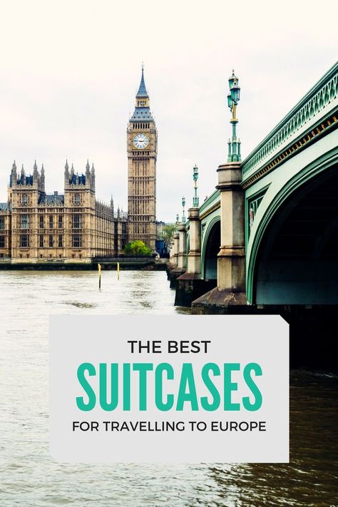 Best Suitcases for Travelling to Europe: A guide for choosing the best lightweight suitcase for travel. Best Travel Luggage, Best Suitcases, Lightweight Suitcase, Best Travel Accessories, Best Luggage, Plane Travel, Travel Suitcase, Suitcase Traveling, Central Europe