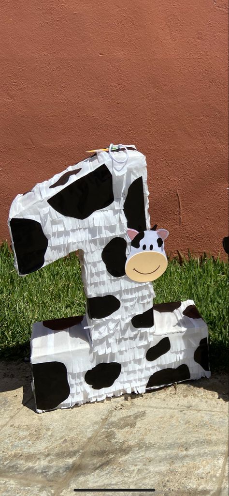 323-479-9037 #pinata #cowpiñata #barn #farmhouse Number 1 Pinata Cow Print, Cow Piñata, Cow Print Birthday, 1st Rodeo, Birthday Pinata, Rodeo Birthday, Birthday Themes For Boys, Stand Ideas, Farm Birthday