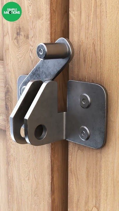 Gate Latches Ideas, Gate Lock Ideas Metal, Diy Gate Latch, Gate Locks Outdoor, Door Lock Ideas, Gate Latch Ideas, Iron Gate Lock, Tubular Chair, Iron Gate Latch