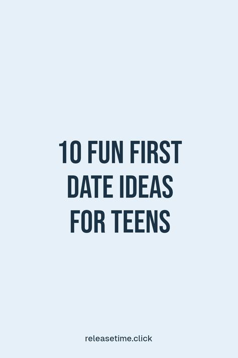 Looking for the perfect first date ideas that go beyond the usual dinner and a movie? Check out these 10 fun and creative date options for teenagers! From quirky adventures to relaxing hangouts, there’s something here for everyone. These ideas guarantee laughter, great conversations, and priceless memories. Whether you're venturing to an art fair or having a mini-golf night, first dates don’t have to be nerve-wracking. Level up your dating game with creative, fun experiences that truly impress! First Hangout Ideas, First Date Ideas For Teens, Fun First Date Ideas, Date Ideas For Teenagers, Date Ideas For Teens, Perfect First Date, First Date Ideas, Fun Experiences, Fun First Dates