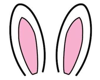 Easter Bunny Ears Template, Bunny Ears Template, Royal Icing Templates, Easter Crafts Preschool, Bee Cookies, Idee Babyshower, Easter Bunny Cake, Easter Bunny Ears