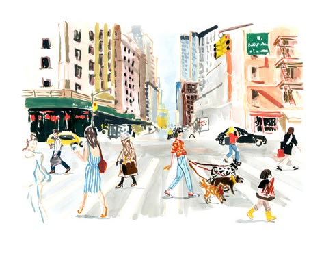 Organic Illustration, Street Drawing, Kids Mural, Virginia Johnson, Hugo Guinness, Street Illustration, Hong Kong Street, Pastel Inspiration, People Sketches