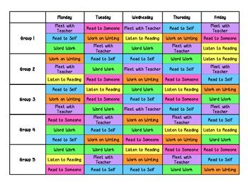 Image result for daily 5 Daily 5 Schedule, Foil Recipes, Reading Rotations, Daily 5 Centers, Staff Ideas, Daily 5 Reading, K12 School, Reading Schedule, Literacy Centres