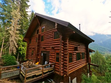 Private Executive Log Cabin - Cabins for Rent in Fraser Valley, British Columbia, Canada - Airbnb Fraser Valley, British Columbia Canada, Log Cabin, British Columbia, Home Signs, Rustic Charm, In The Heart, For Rent, Columbia