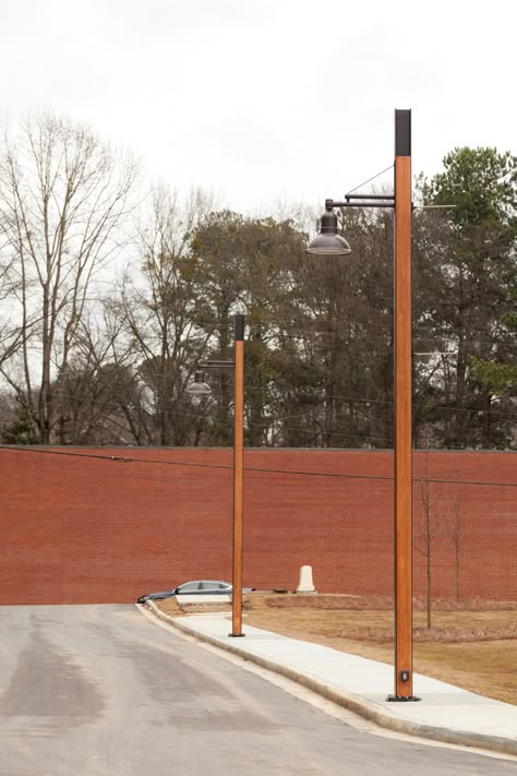 Steel Beam, Lighting Landscape, Parking Lot Lighting, Post Lighting, Metal Pole, Steel Beams, Light Pole, Wood Post, Lighting Lamp