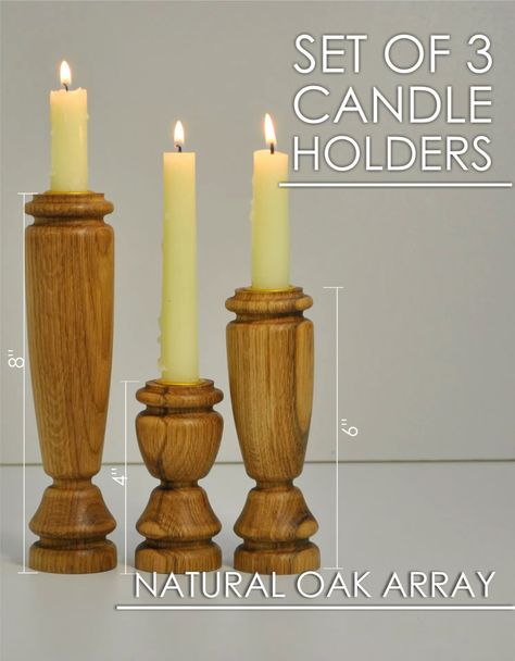 candlestick made of century-old oak, handmade with aluminum insert and coated with eco oil Candle Jar Diy, Thank You Gift For Parents, Family Room Design, Handmade Decorations, Rustic Home Decor, Farmhouse Decor, Candle Holders, Step By Step, Dining Room