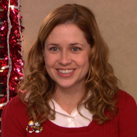 Pam Beesly Icon, Pam Beasley, Jenna Fisher, Pam The Office, Pam Beesly, Jim Pam, Fictional Women, Office Icon, Office Hairstyles