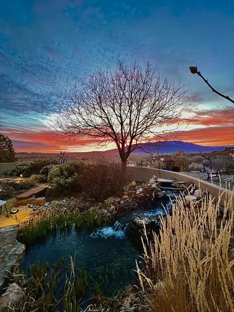 Pictures of New Mexico | Nothing special.  Just my backyard in Rio Rancho overlooking the Rio Grande valley with the Sandias in the background at sunrise. | Facebook Rio Grande New Mexico, Rio Grande Valley, Nothing Special, Rio Grande, Just Me, New Mexico, Vision Board, Mexico