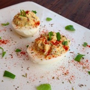 Brunch Style Deviled Eggs Football Season Snacks, Hot Crab Dip, Classic Appetizers, Hard Cooked Eggs, Fried Chicken Sandwich, Brunch Fashion, Crispy Fried Chicken, Deviled Eggs Recipe, Classic Dishes