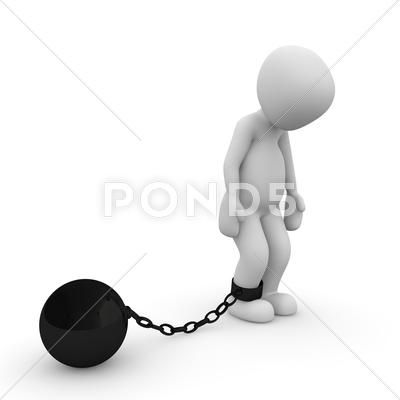 The ball and chain Stock Illustration #AD ,#chain#ball#Illustration#Stock Ball And Chain Art, Chain Vector, Ball Illustration, Ball And Chain, Person Drawing, Leg Chain, Man Sitting, In Prison, White People