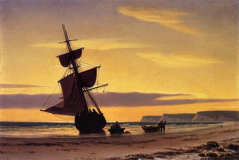 William Bradford, Hudson River School, Train Pictures, Tall Ships, Painting Reproductions, Art Exhibition, Great Artists, Les Oeuvres, Art Images