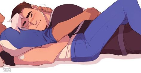 They'll get through it #shance #voltron #voltronlegendarydefender #shiro #lance #luro #sirsin Rainbow Lion, Morning Cuddles, Lance Mcclain, Form Voltron, Voltron Ships, Voltron Fanart, Voltron Legendary Defender, Digital Artist, Deviantart