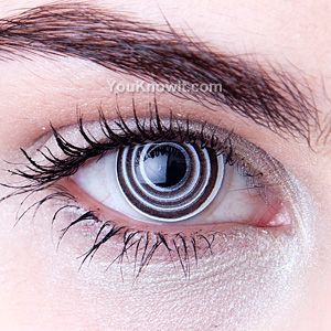 #Eyes Spiral Eye Contacts, Spiral Contacts, Contact Lenses Halloween, Black Contacts, Spiral Eyes, Sharp Eyes, Eye Color Chart, Eyeball Art, Halloween Contact Lenses