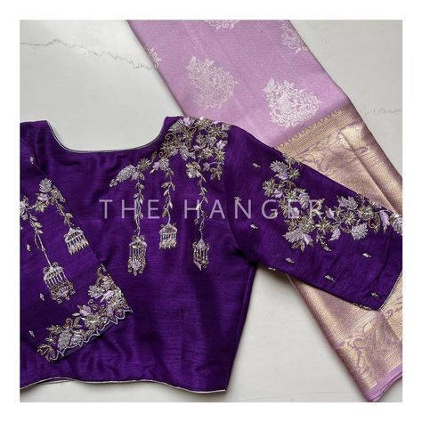 The Hanger Fashion Boutique | The Wedding Edit #sareeblousedesign #silksareeblouse #maggamworks #hyderabadboutique #zardosi #designerblouseshyderabad… | Instagram Zardosi Work Blouse Neck Design, Zardosi Work Blouse Designs, Zardosi Work Blouse, Work Blouse Designs, Silk Saree Blouse Designs Patterns, Wedding Edit, Blouse Works, Blouse Designs High Neck, Latest Bridal Blouse Designs