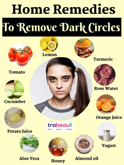 How To Get Rid Of Dark Circles At Home Overnight - Trabeauli Eye Circle Remedies, Dark Circle Remedies, Dark Eye Circles, Clear Skin Face, Overnight Beauty, Remove Dark Circles, Dark Circles Under Eyes, Dark Under Eye, Dark Circle