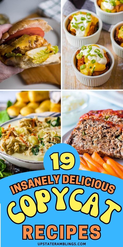 19 Insanely Delicious Copycat Recipes: Recreate the Magic in Your Kitchen Dinner Recipes Copycat, On The Border Copycat Recipes, Copycat Appetizer Recipes, Taste Of Home Copycat Recipes, Restaurants Copycat Recipes, Restaurant Inspired Recipes Easy, Low Carb Copycat Recipes, Copycat Restaurant Recipes Desserts, Copycat Restaurant Recipes Mexican