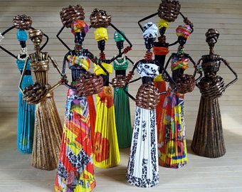 African Art Paper sculpture African figurines Paper statues African statues African woman Statue Africa lover gift African statuette African American Figurines, African Figurines, Newspaper Crafts Diy, Recycled Paper Crafts, Straw Crafts, Craft Work For Kids, African Dolls, African Crafts, Afrikaanse Kunst