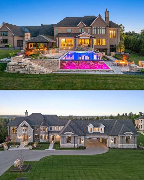 Really Big Houses, Big House On Land, Big Family Mansion, Very Big Mansion, Big House For Big Family, Big Family House, Big Mansions, Luxury Homes Exterior, Nice Houses