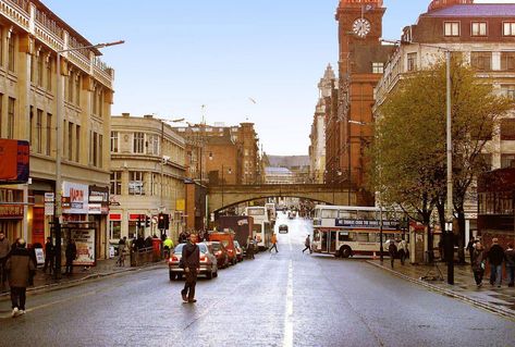 Manchester Oxford Road, Manchester Library, Grafton Street, Street Image, Manchester City Centre, Road Bridge, University Of Manchester, Over The River, Greater Manchester