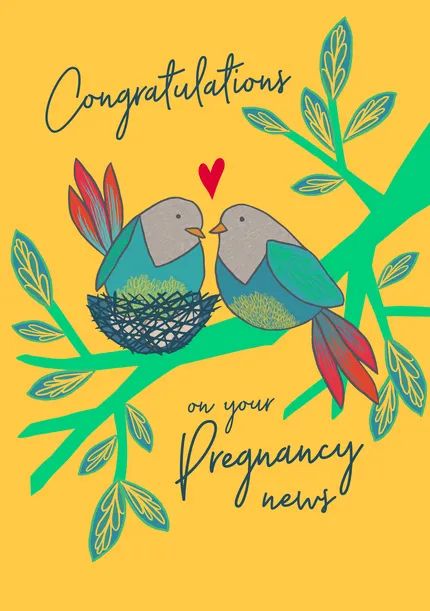 Pregnancy Congratulations Card, Pregnancy Congratulations, Second Pregnancy, First Pregnancy, Congratulations Card, Text You, Font Size, Post It, Pigeon