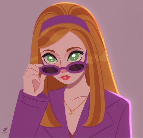 Marcianopalacio Scooby-Doo Daphne Sarah Michelle Gellar Daphne Blake Aesthetic, Mystery Incorporated, Scooby Doo Mystery Inc, Scooby Doo Movie, Scooby Doo Images, Scooby Doo Mystery Incorporated, Michelle Gellar, Fanart Illustration, Daphne Blake