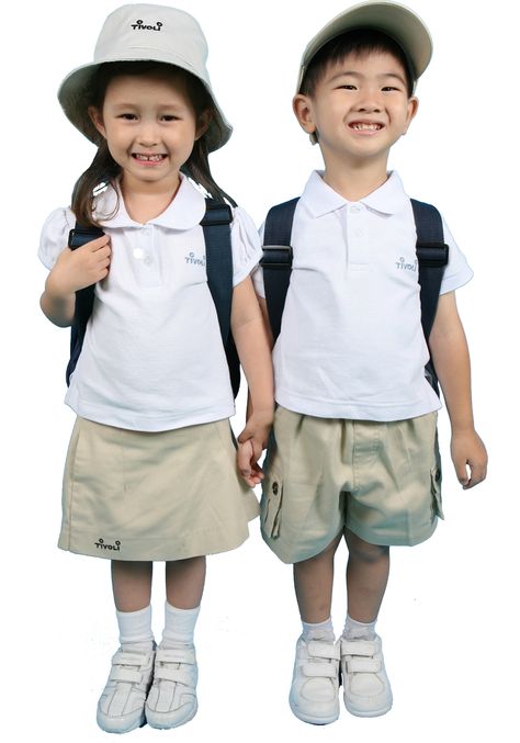 Preschool Uniforms Design, Preschool Uniform Ideas For Kids, Kindergarten Uniform Ideas, Miss Pamela, Uniform Preschool, Kindergarten Branding, Daycare Uniform, Preschool Uniform, Kindergarten Uniform