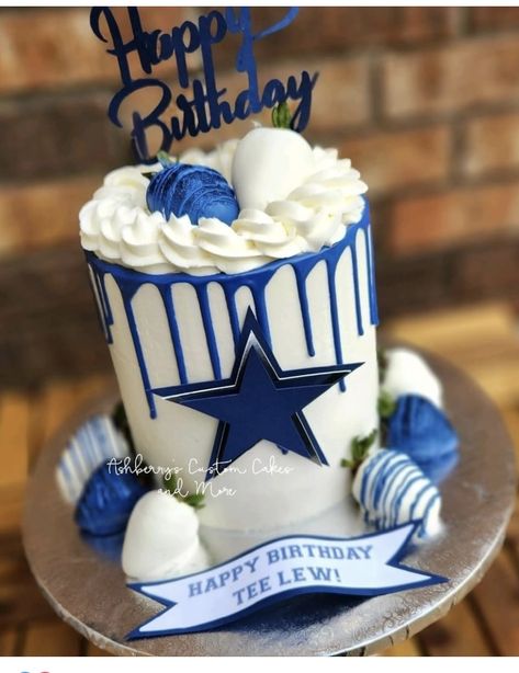 Cowboys Cake, Dallas Cowboys Cake, Cowboy Themed Birthday Party, Cowboy Cakes, 60th Bday, 21st Birthday Cakes, Birthday Party Theme Decorations, Bday Cake, Birthday Tee