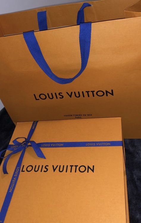 Louis Vuitton Shopping Bag Aesthetic, Tas Louis Vuitton, Lv Shirt, Louis Vuitton Box, Rich Luxury, Luxury Packaging Design, Fake Life, Iphone Obsession, Vision Board Manifestation