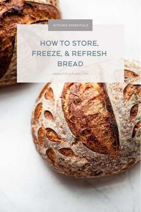 Freezing Bread, Everything Sourdough, Keto Bread Recipe, Sourdough Starter Recipes, How To Store Bread, Bread At Home, Homemade Sourdough Bread, Sourdough Starter Recipe, Artisan Bread Recipes