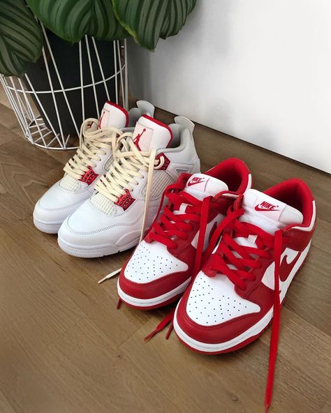 a424ed4bd3a7d6aea720b86d4a360f75desc45634921ri Jordan 4 Metallic Red, Air Jordan 4 Outfit, Jordan 4 Red, Jordan 4s, Cute Nike Shoes, Cute Nikes, Red Nike, Aesthetic Shoes, Retro Shoes