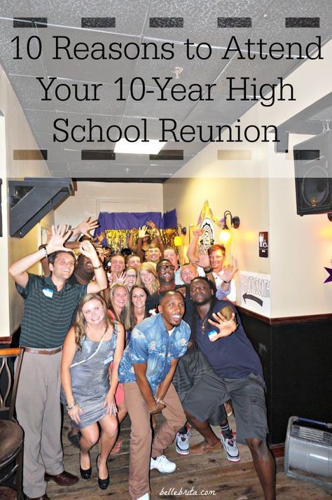 High School Reunions, Class Reunion Planning, 10 Year Reunion, High School Class Reunion, Reunion Outfit, Class Reunion Decorations, College Reunion, Reunion Decorations, School Outfits Highschool