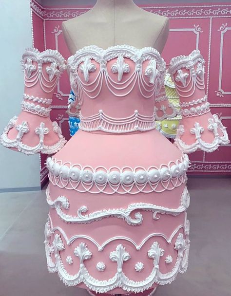 Kailey Flyte on Twitter: "https://t.co/MNG4KmdUaX" / Twitter Moschino Cake, Cake Shoot, Lunchbox Friends, Cake Costume, Coachella Outfits, Fran Drescher, Cake Dress, Cinderella Disney, Dress Cake