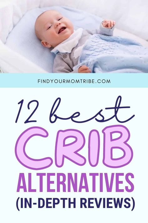 Contrary to popular opinion, cribs are by no means mandatory! Here are the 12 best crib alternatives to consider for your baby. Nursery No Crib, Crib Alternative Ideas, Best Cribs For Baby, Crib Alternative, Cribs For Small Spaces, Twin Cribs, Small Crib, Best Baby Cribs, Bedside Crib