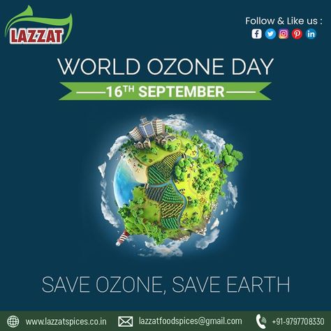 Happy #WorldOzoneDay! 🌍As we celebrate World Ozone Day, let's remember that small actions today can lead to significant ozone preservation tomorrow. 🛡️🌎 . . . #ozoneday2023 #ozoneday #worldozoneday #ozone #ozonelayer #earth #WorldOzoneDay #WorldOzoneDay2023 #OzoneDay2023 #ProtectTheOzoneLayer #ProtectEarth #ozoneawareness #saveourplanet #LazzatSpices World Ozone Day, Bsc Nursing, Bachelor Of Education, Premium Spices, Whole Spices, Nursing Courses, International Days, Ozone Layer, Fresh Spices