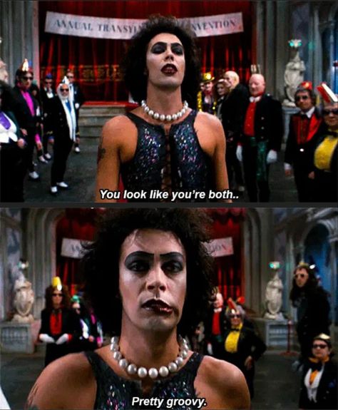 Rocky Horror Picture Show Costume, Tim Curry Rocky Horror, Horror Quotes, Show Makeup, Rocky Horror Show, Tim Curry, The Rocky Horror Picture Show, Perks Of Being A Wallflower, Horror Picture Show