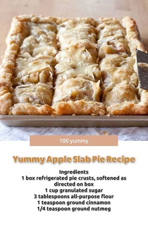 Top Chef Recipes Apple Pie Slab, Dessert For A Crowd, Top Chef Recipes, Slab Pie Recipes, Pie Crust Top, Best Apple Crisp Recipe, Apple Slab Pie, Slab Cake, Baked Dessert