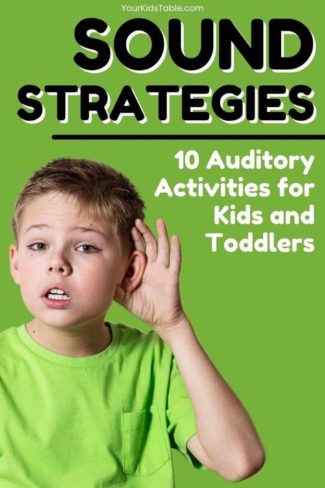 Auditory processing is an important sense for learning and direction following. Learn why some kids yell, scream, and make loud noises, or are afraid of certain sounds, and how to help an auditory sensory seeker with auditory sensory activities. Sensory Seeker Activities, Auditory Processing Disorder Activities, Sensory Therapy Activities, Auditory Processing Activities, Sensory Processing Activities, Sensory Activities For Kids, Toddler Speech Activities, Auditory Learners, Sensory Seeker