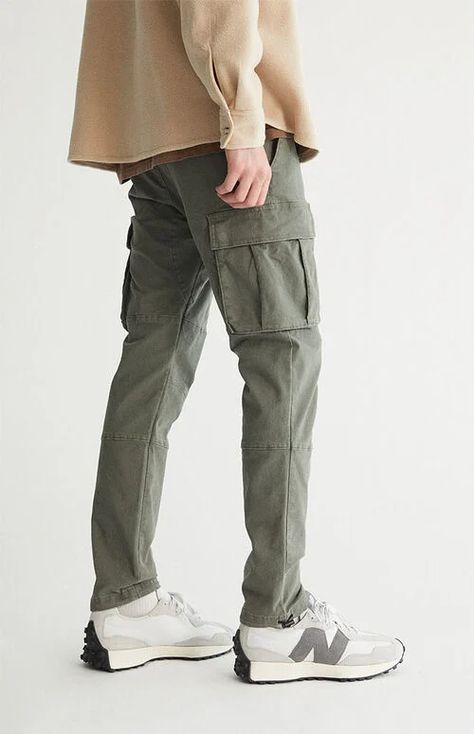 Utility Olive Slim Cargo Pants Slim Cargo Pants Men, Slim Fit Cargo Pants Men, Slim Cargo Pants, Cargo Pants Outfit Men, Slim Fit Cargo Pants, Pants Outfit Men, Cargo Pants Outfit, Mens Casual Dress Outfits, Pants For Men