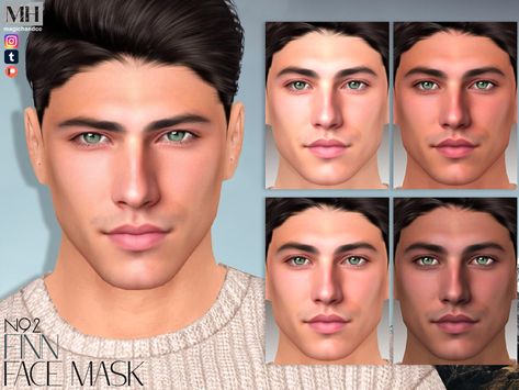 Sims 4 Hair Male, Sims 4 Cheats, Sims 4 Tattoos, The Sims 4 Skin, Face Mask Men, Skin Face Mask, Sims 4 Download, Sims 4 Cc Makeup, Sims 4 Cc Skin