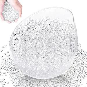 Veramz 120,000Pcs Clear Water Gel Jelly Beads, Water Beads for Vases, Vase Filler Beads Gel Jelly Balls, Vase Fillers for Floating Pearls, Wedding Centerpiece, Floating Candles, Christmas Decoration Floating Centerpieces, Gem Water, Filled Vases, Christmas Vases, Gel Beads, Christmas Floral Arrangements, Water Beads, Kids Sensory, Vase Fillers