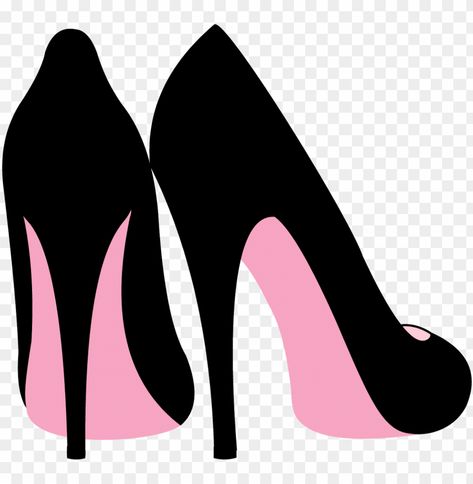 Heels Silhouette, Billards Art, Paris Room Decor, Shoe Silhouette, Silhouette Clip Art, Silhouette Png, Free Clipart, Clipart Design, Shoe Clips