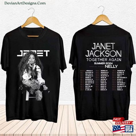 2024 Tour Janet Jackson Together Again T-Shirt 90S Vintage Shirt Fan Gifts Hoodie Check more at https://devianartdesigns.com/product/2024-tour-janet-jackson-together-again-t-shirt-90s-vintage-shirt-fan-gifts-hoodie/ Janet Jackson Together Again, Together Again, Janet Jackson, Vintage Shirt, 90s Vintage, Vintage Shirts, Fan, T Shirt, Gifts